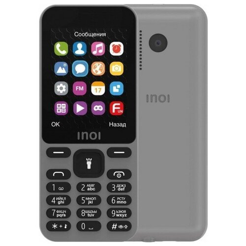Телефон INOI 241, 2 SIM, темно-серый