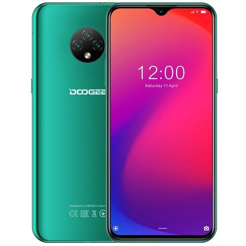 Смартфон DOOGEE X95 2/16 ГБ, Dual nano SIM, изумрудно-зеленый