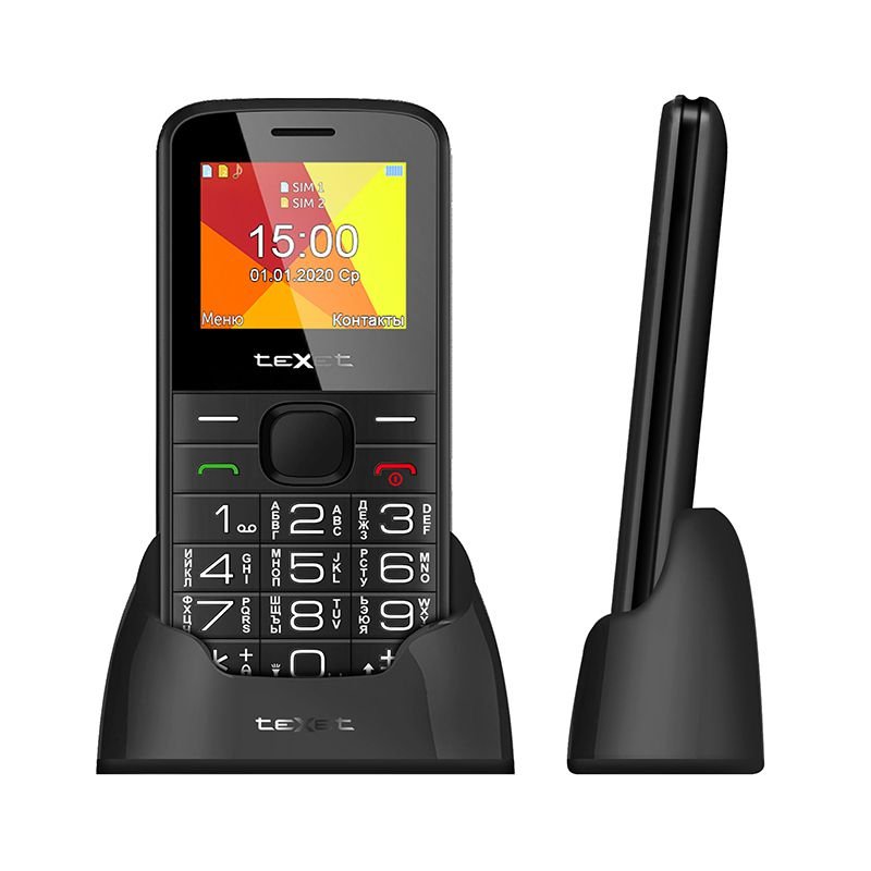 Телефон TeXet TM-B201 черный