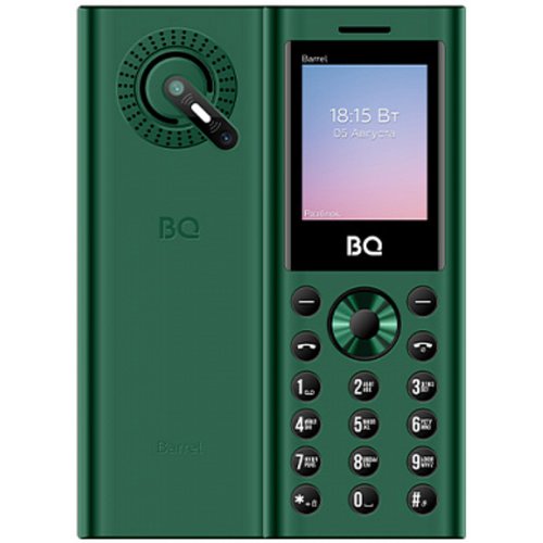 Телефон BQ 1858 Barrel, 3 SIM, зеленый