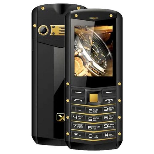 Телефон teXet TM-520R, 2 SIM, черный/золотистый
