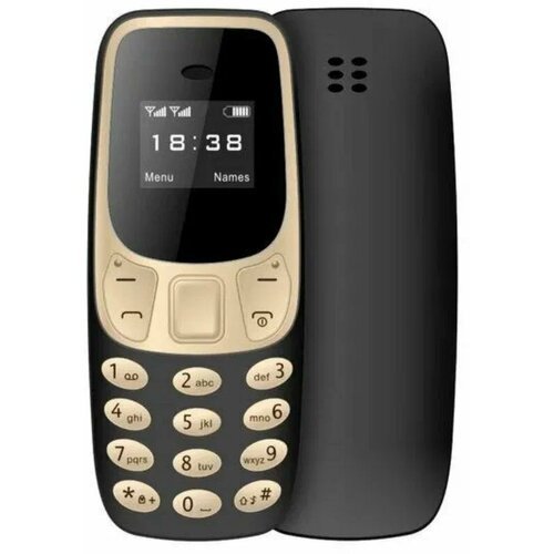 Телефон L8star BM10, 2 SIM, черный/золотой