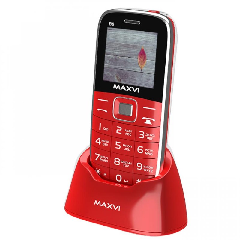 Мобильный телефон Maxvi B6 Red