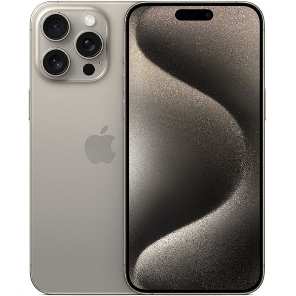 Мобильный телефон Apple iPhone 15 Pro Max 1TB Dual: nano SIM + eSim natural titanium (титан)