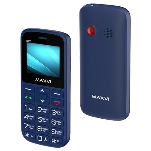 Смартфоны и мобильные телефоны Maxvi Телефон сотовый Maxvi B100 Brown (2 Sim)