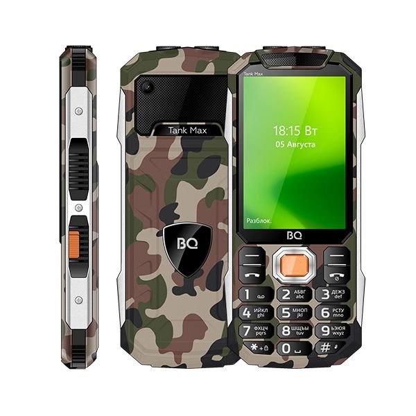 Телефон BQ 3586 Tank Max camouflage
